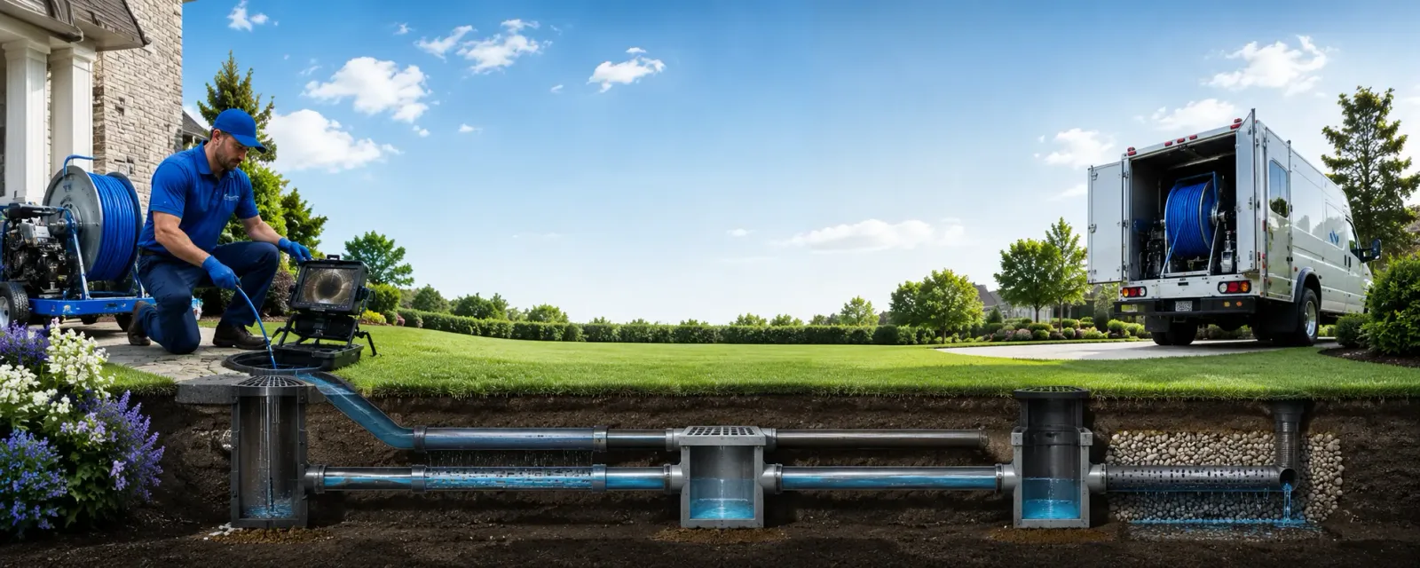 Outdoor drain cleaning information for Lenora, KS